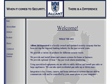 Tablet Screenshot of alliantincorporated.com